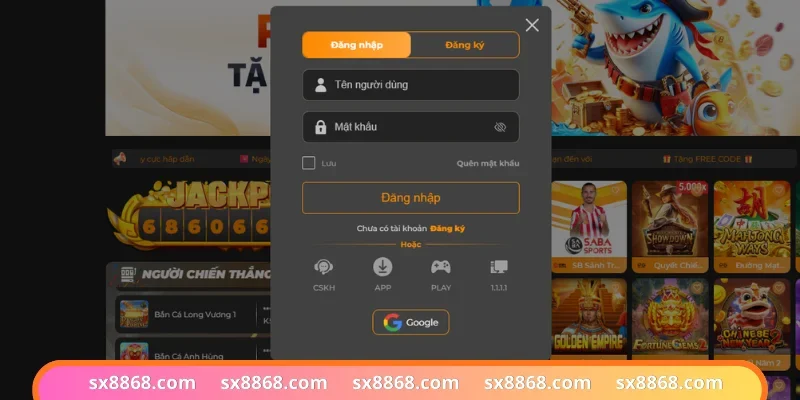 3 bước đăng nhập hoàn tất chỉ trong 1 giây